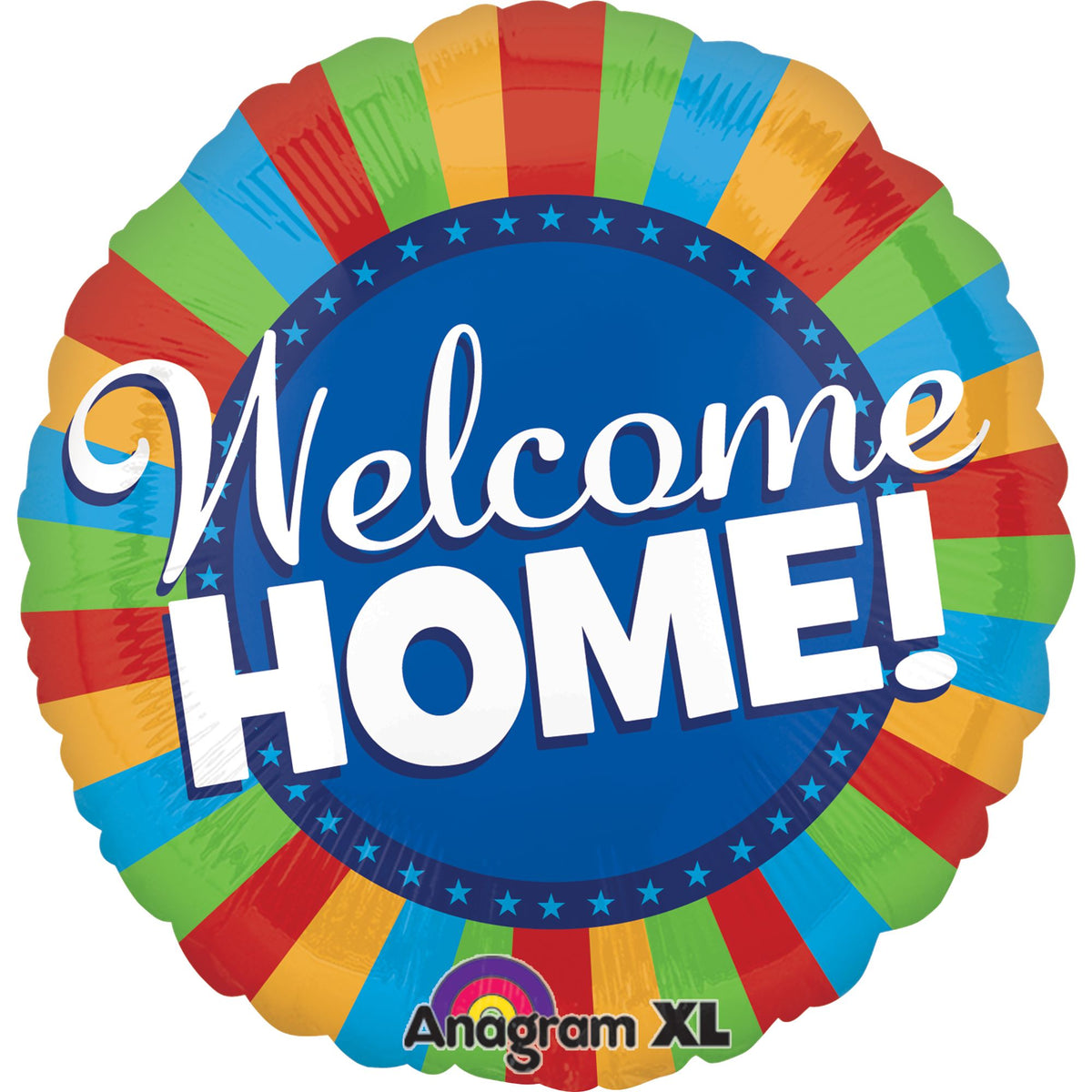 Welcome Home Foil Balloon - 32x32 Inch Super Shape