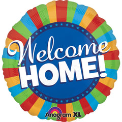 Welcome Home Foil Balloon - 32x32 Inch Super Shape