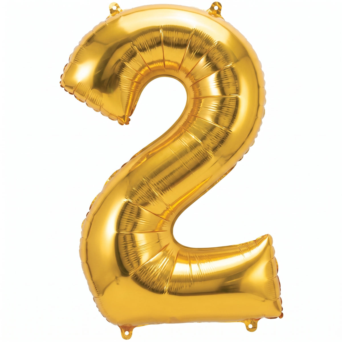 Giant Gold Number 2 Foil Balloon