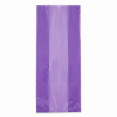 Purple Large Cello Treat Bags, 25-Pack