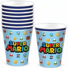 Super Mario 9 oz Paper Cups - Set of 8