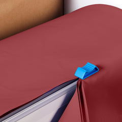 54 In. x 100 Ft. Cut To Size Table Roll  | Burgundy | Case of 6