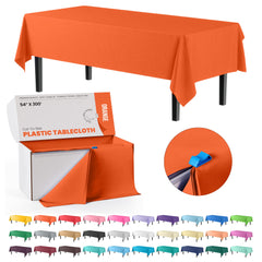 54 In. x 300 Ft. Cut To Size Table Roll  | Orange | Case of 4