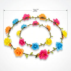 Neon Floral Headwreath for Summer Celebrations