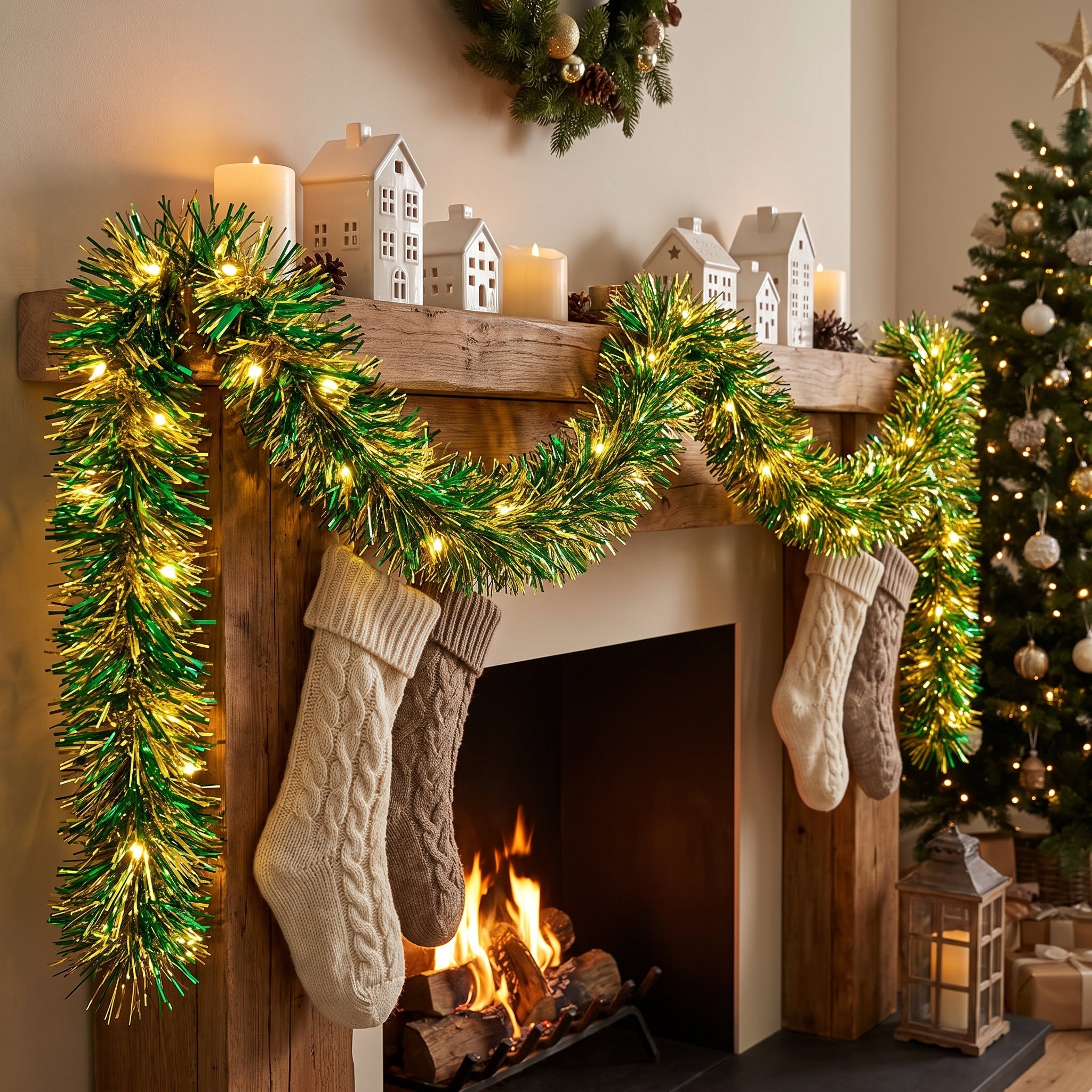 St. Patrick's Day Tinsel Garland