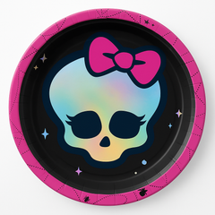 Monster High 7" Iridescent Paper Plates