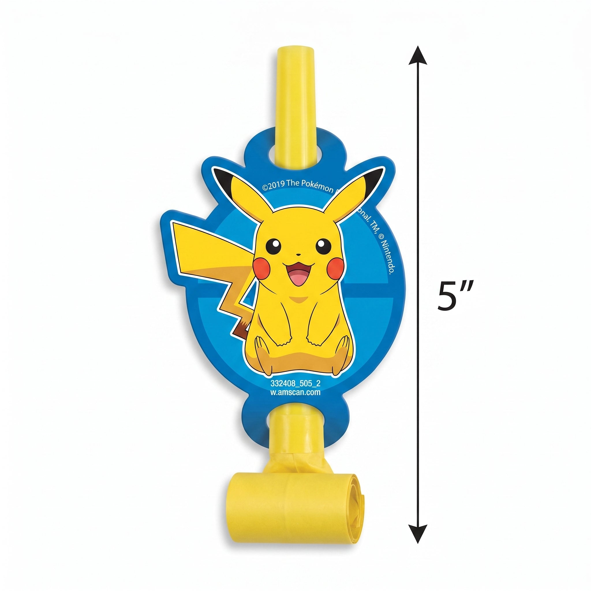 Pokemon Classic Birthday Party Blowout Noisemakers - 8 Pack