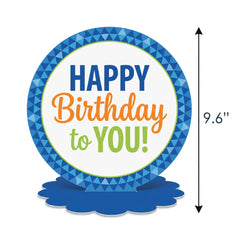 True Blue Birthday Table Decoration Kit