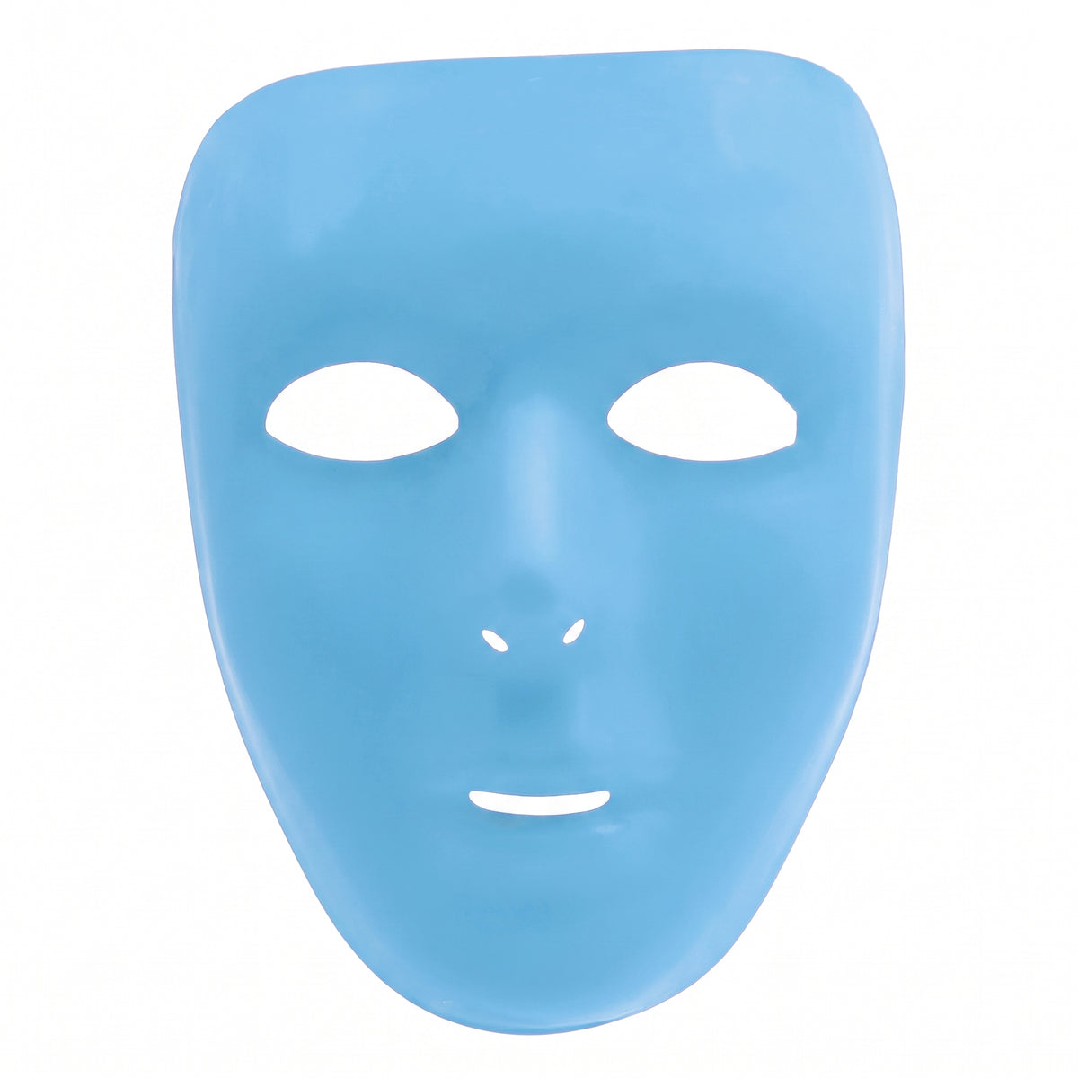 Light Blue Full Face Mask - Team Spirit Costume Accessory
