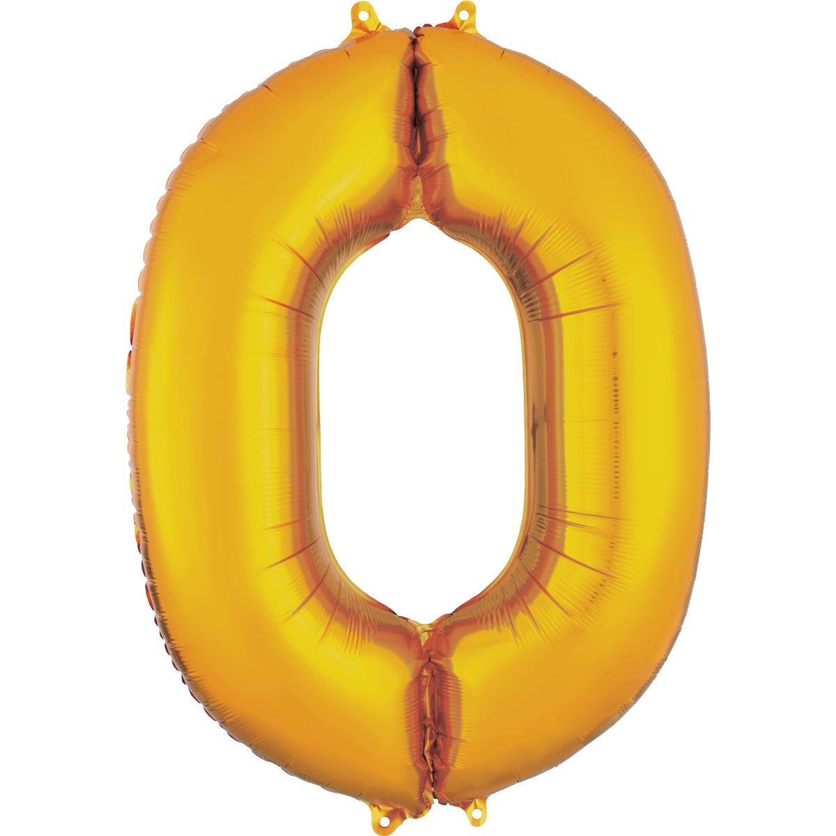 Gold Number 0 Foil SuperShape Balloon