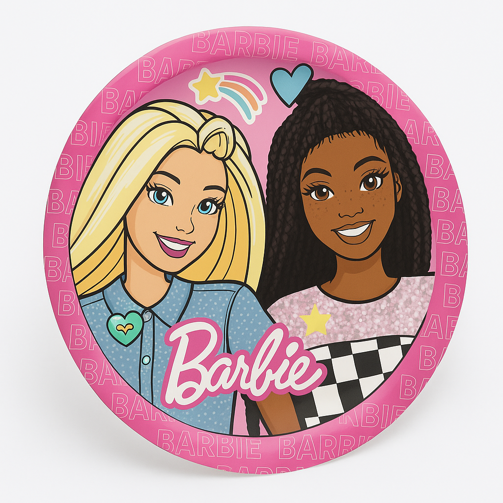 Barbie Dream Together 9-Inch Round Paper Plates - 8 Pack
