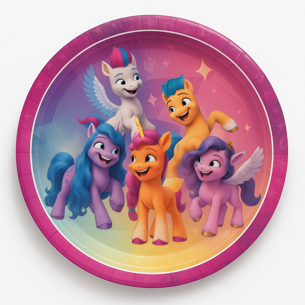 My Little Pony 9" Round Paper Plates