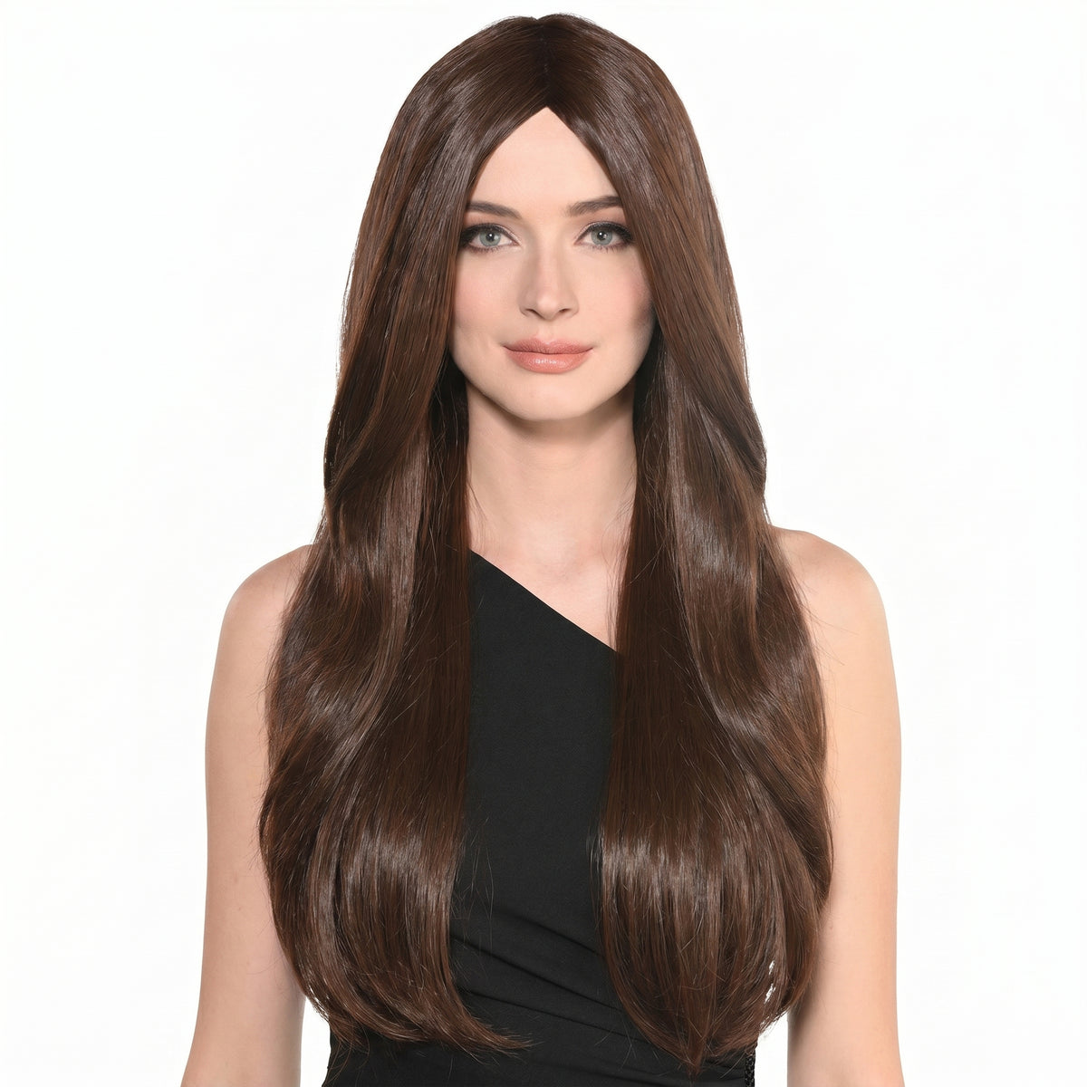 Hot Honey Chestnut Brown Long Wig - Costume Accessory