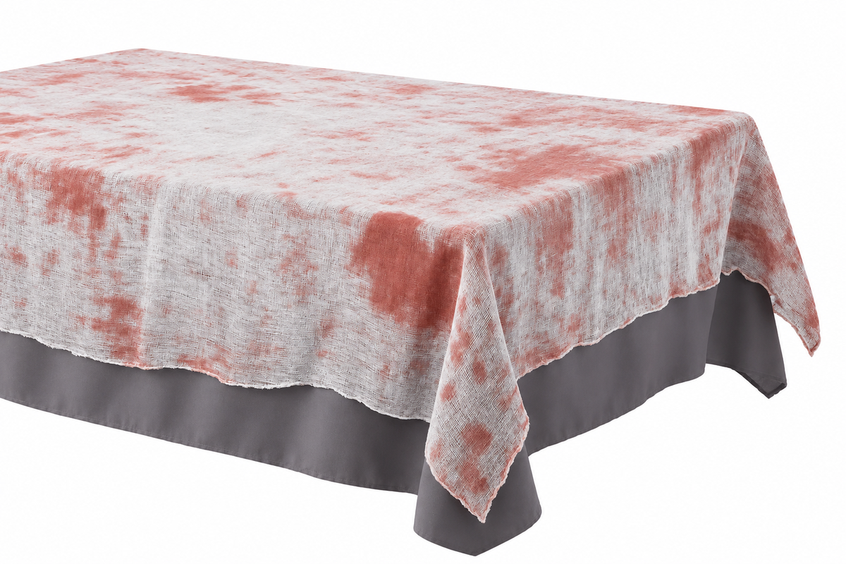 Bloody Gauze Halloween Table Cover