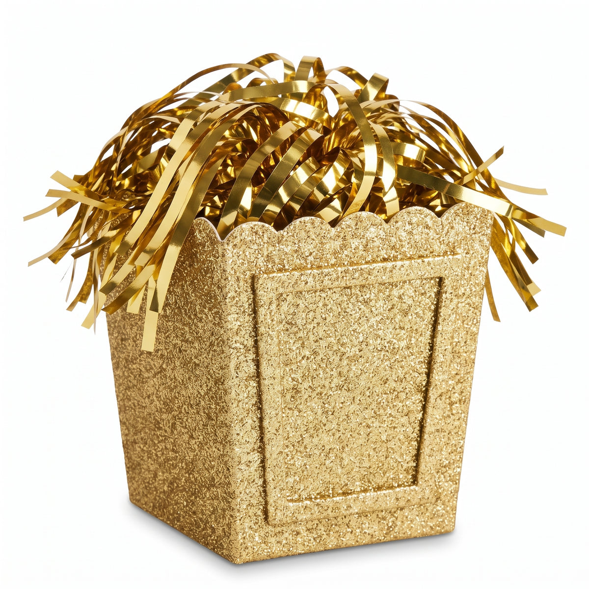 Sparkling Gold Customizable Balloon Weight Centerpiece