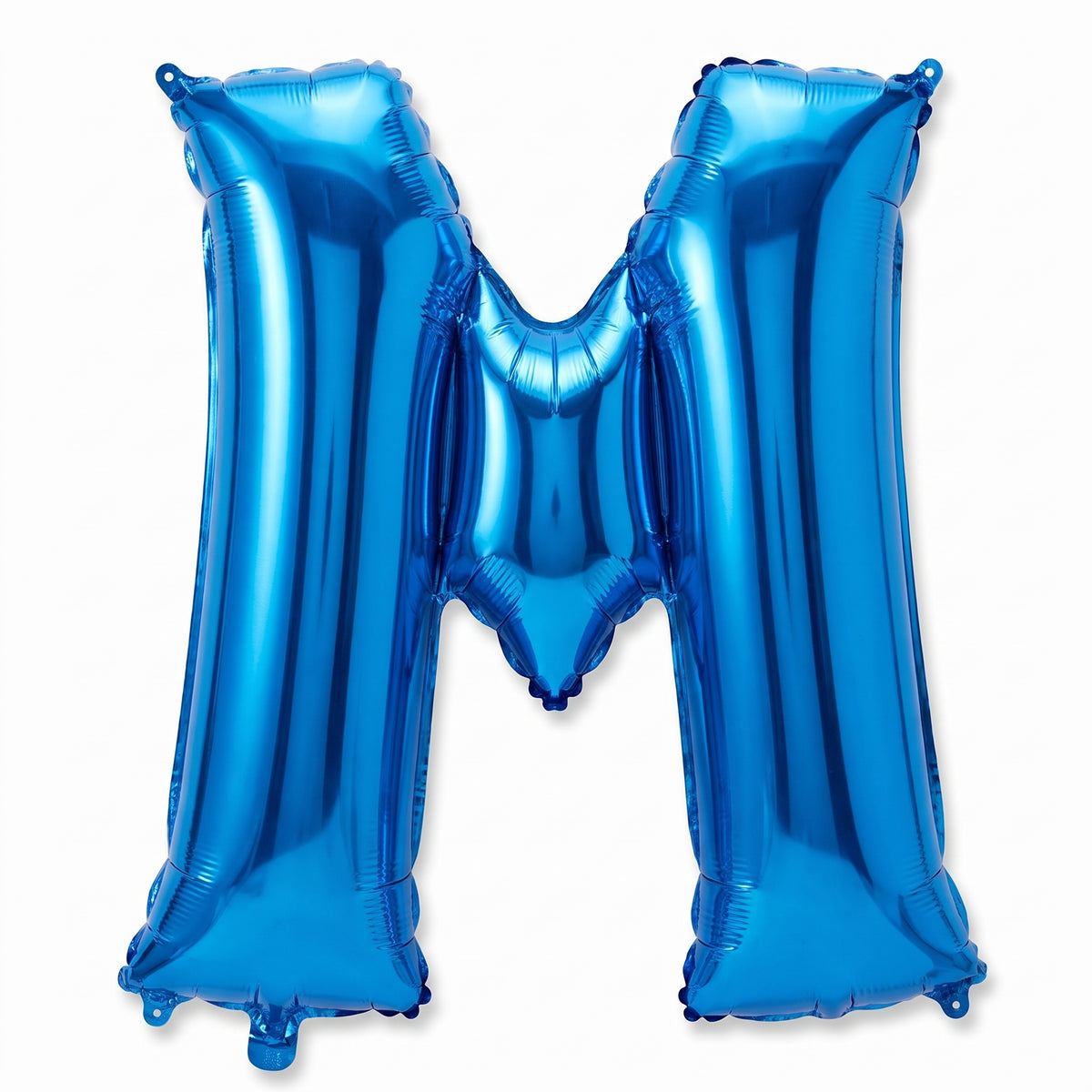 Royal Blue Foil Letter M Balloon