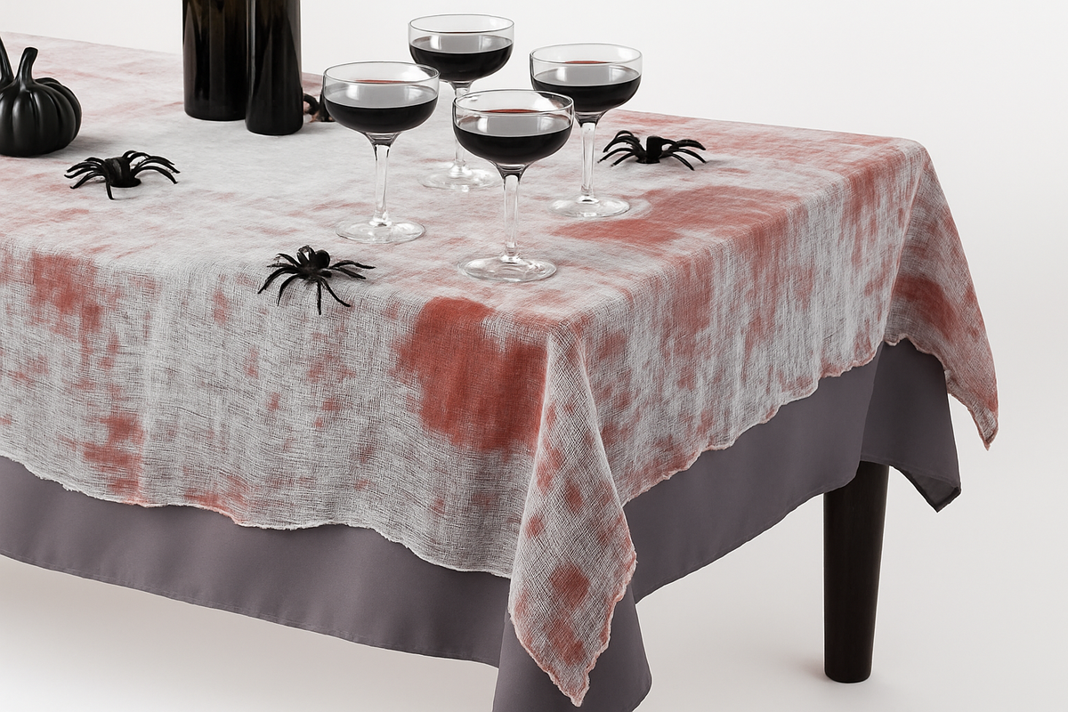 Bloody Gauze Halloween Table Cover