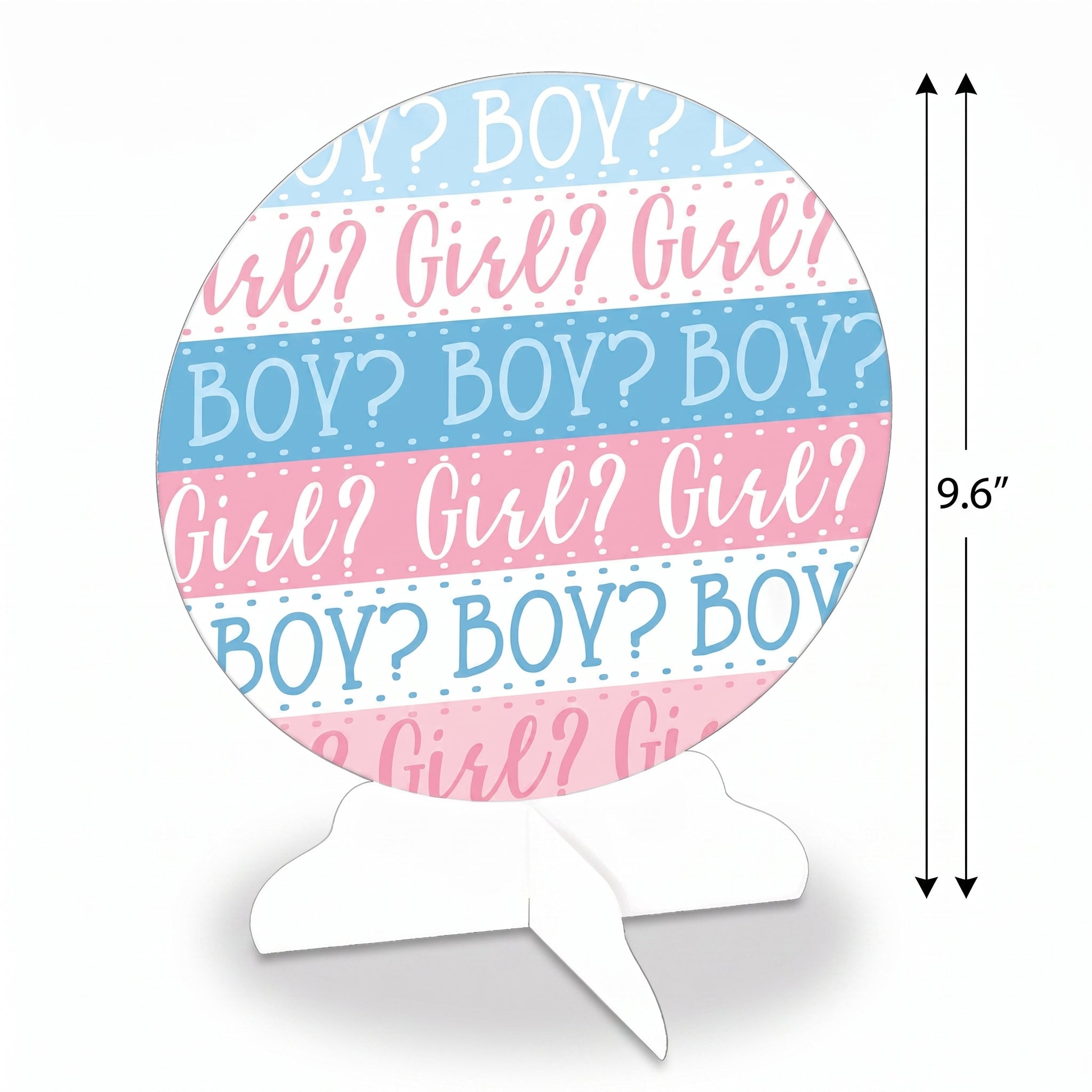 Pink or Blue? Baby Shower Table Decoration
