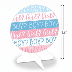Pink or Blue? Baby Shower Table Decoration