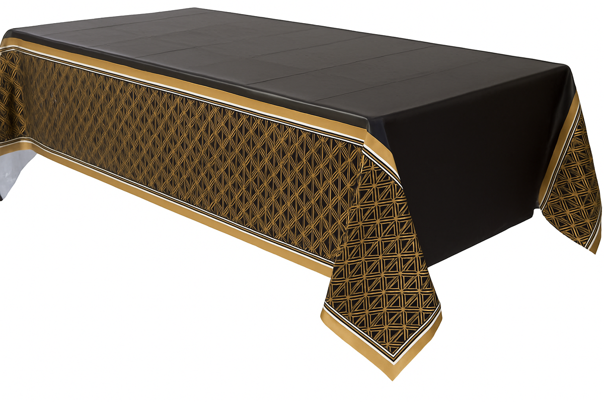Hollywood Glitz & Glam Table Cover - Art Deco Style