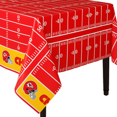 Kansas City Chiefs All-Over Print Plastic Table Cover