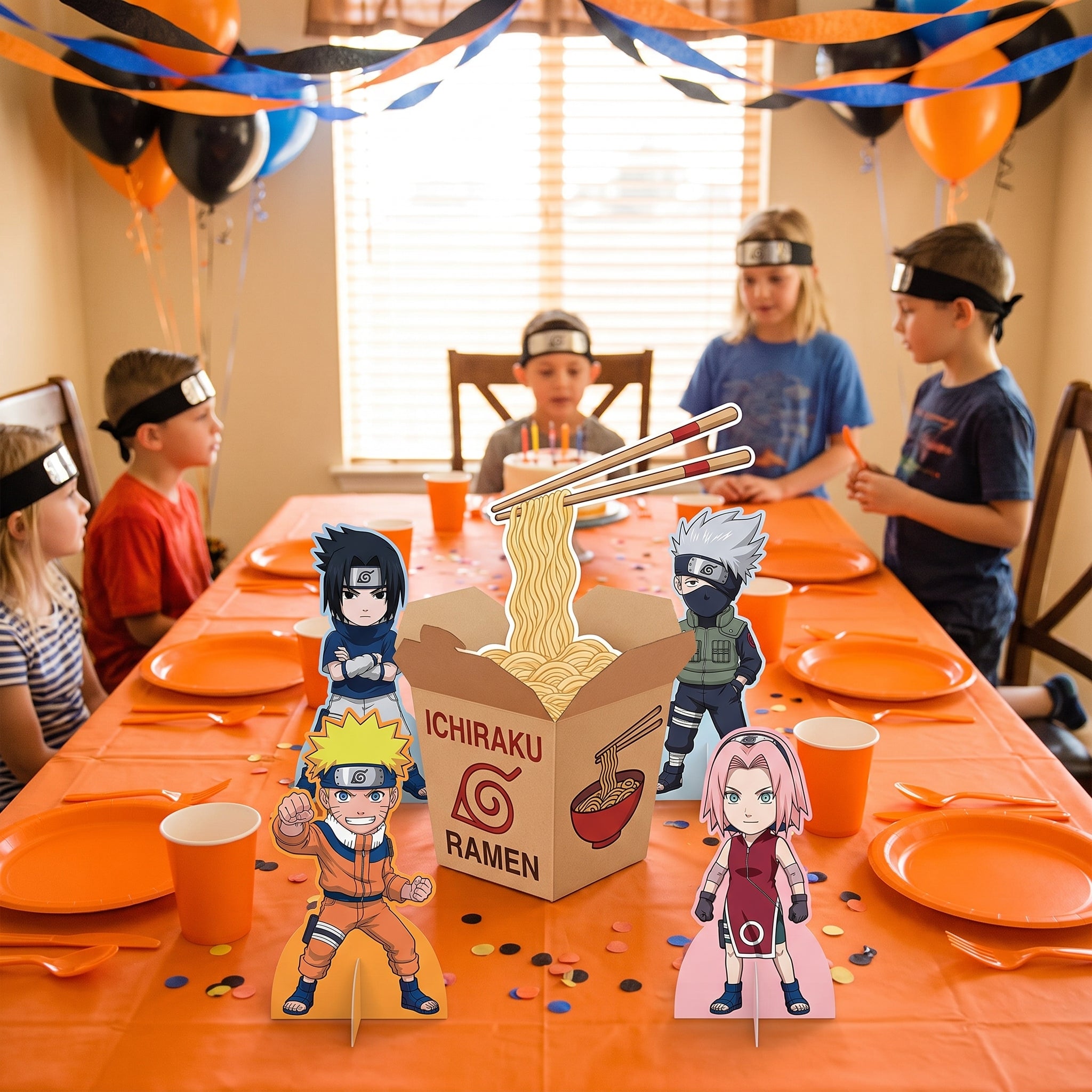 Naruto Anime Table Centerpiece Kit for Birthday Parties