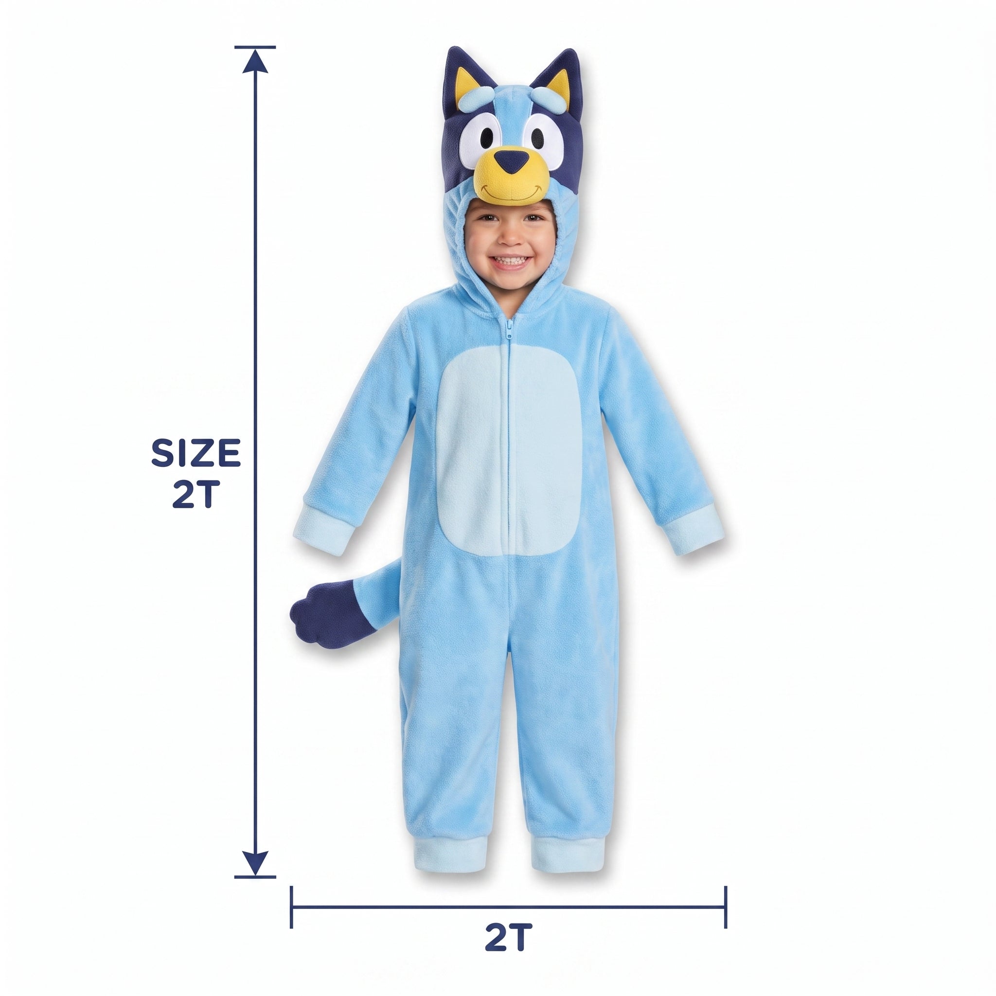 Bluey Halloween Costume for Girls - Toddler (2T)