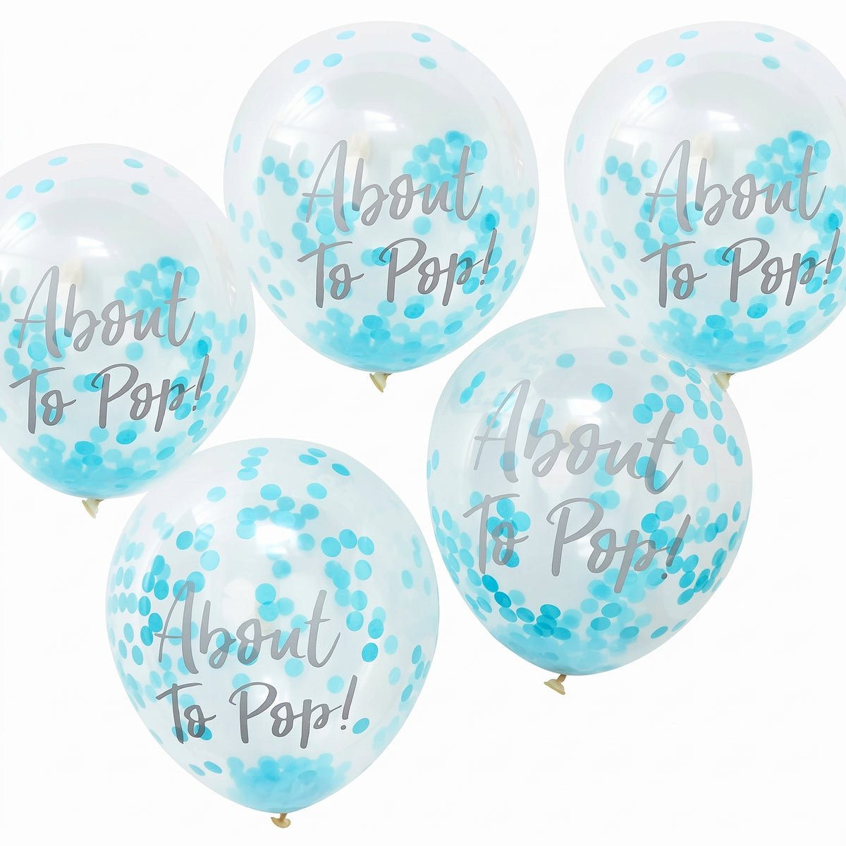 Ginger Ray "About to Pop!" Baby Shower Balloons