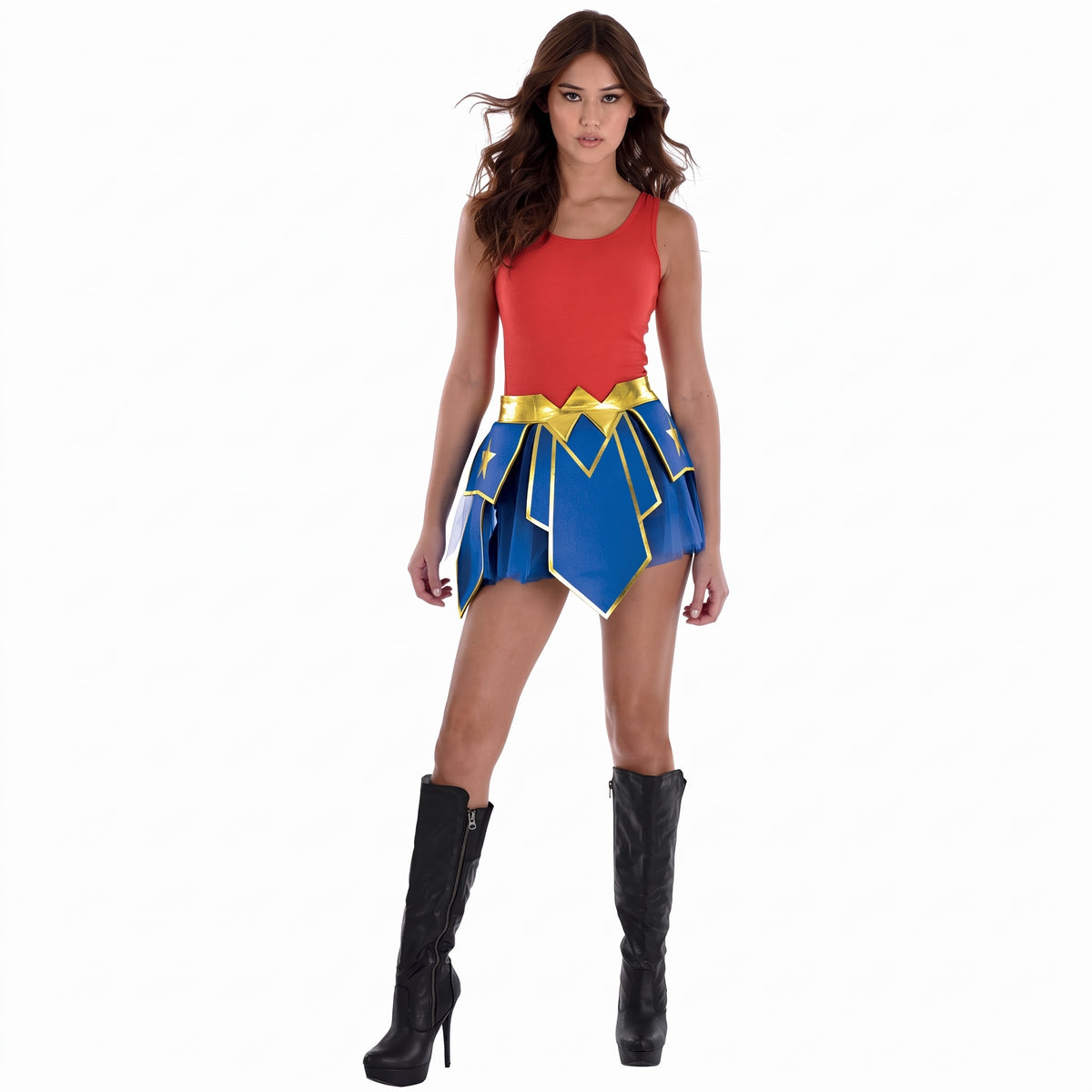 Adult Wonder Woman Halloween Tutu Skirt