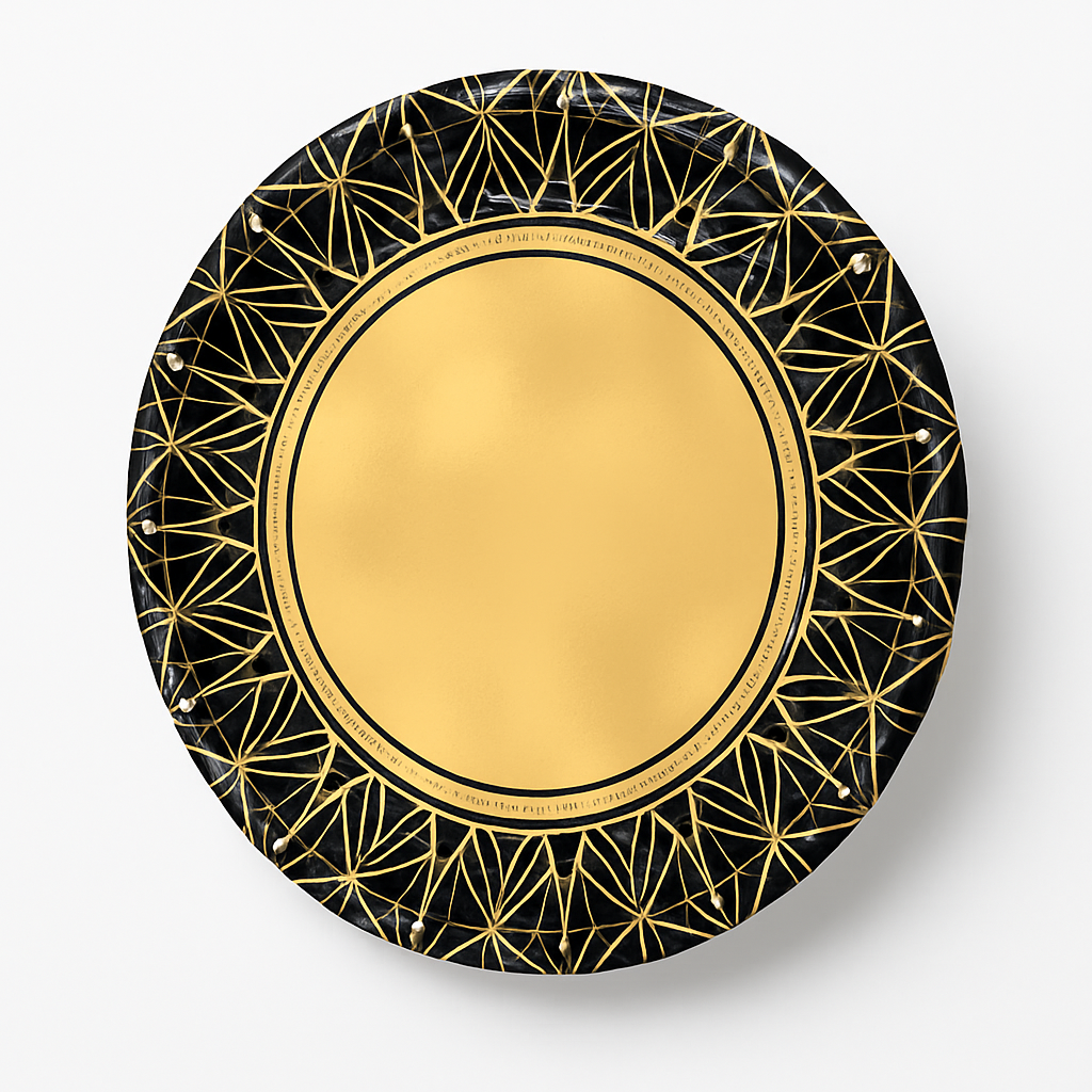 Glitz & Glam Metallic Hollywood Dinner Plates, 10.5" - 8 Pack