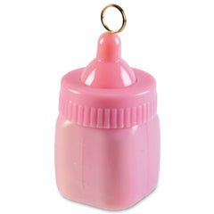 Pink Baby Bottle Balloon Weight
