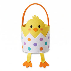 Adorable Chick Felt Easter Basket