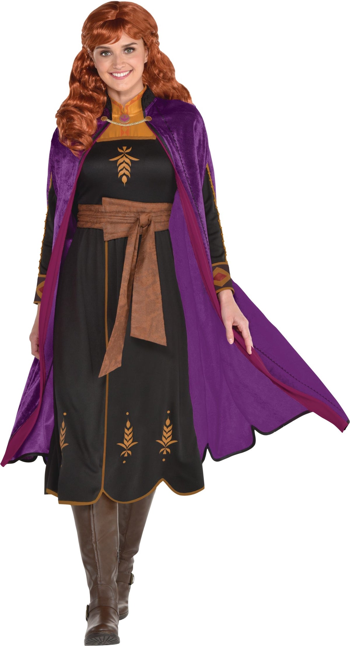 Women's Disney Frozen 2 Anna Costume with Cape