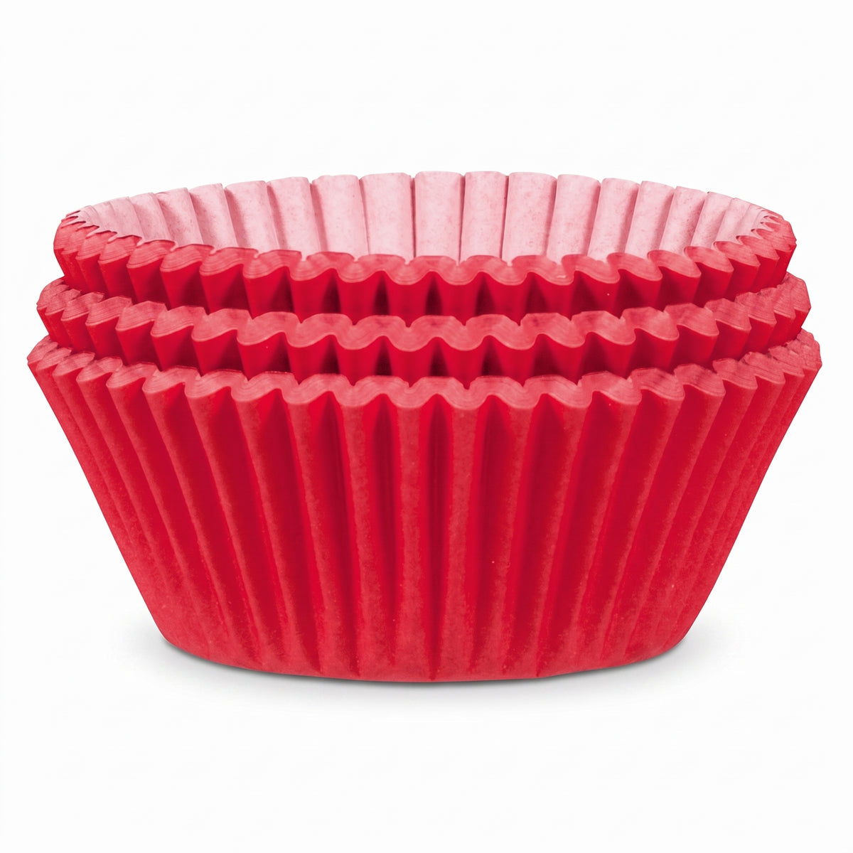 Vibrant Red Cupcake Baking Cups