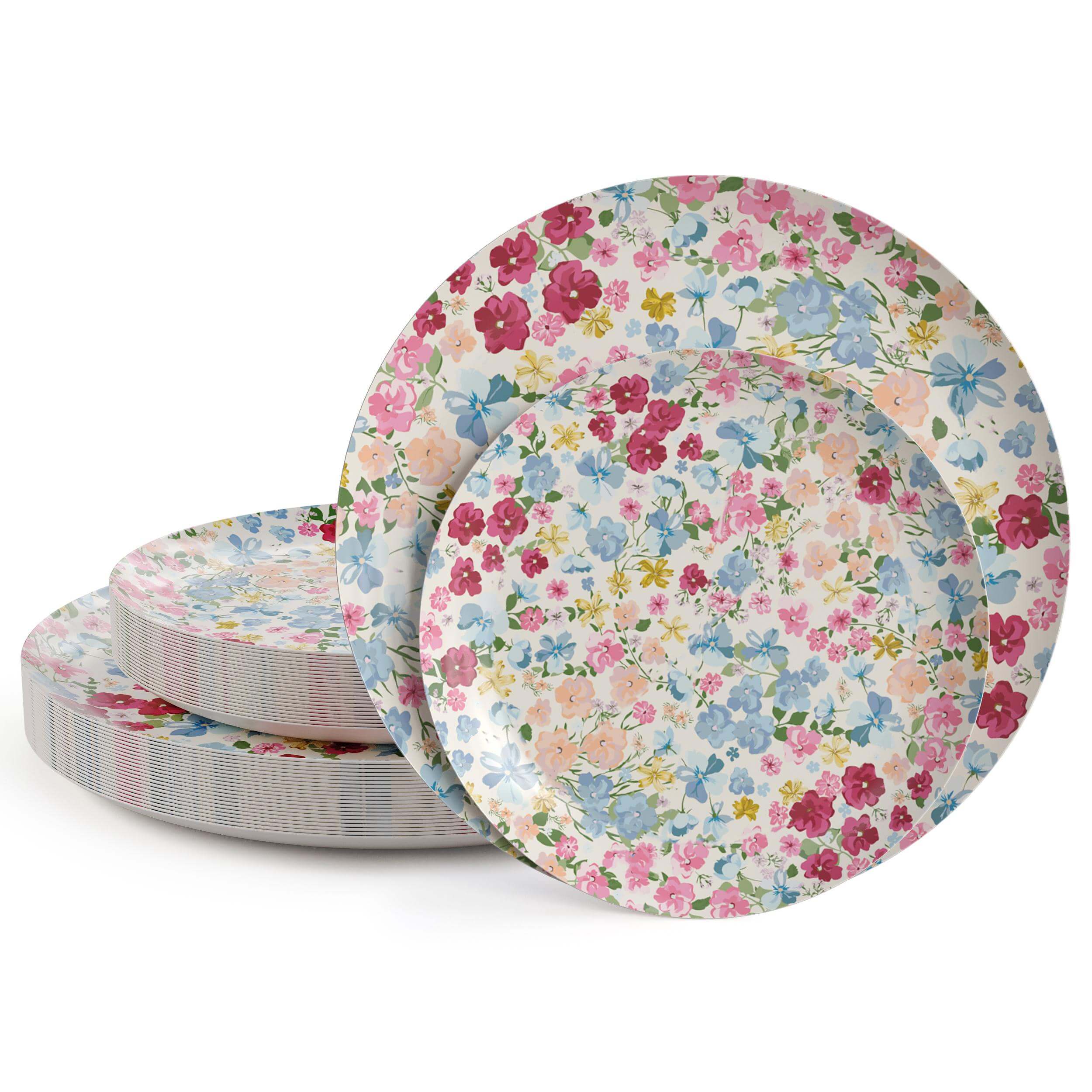 8 In. Earthtrends Meadow Design Paper Plates | 20 Count