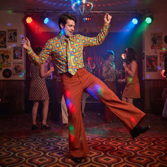 Men's 60s Groovy Costume Set - Adult L/XL