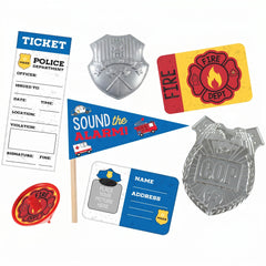 First Responders "Sound the Alarm" Mega Mix Party Favor Pack, 48 Pieces