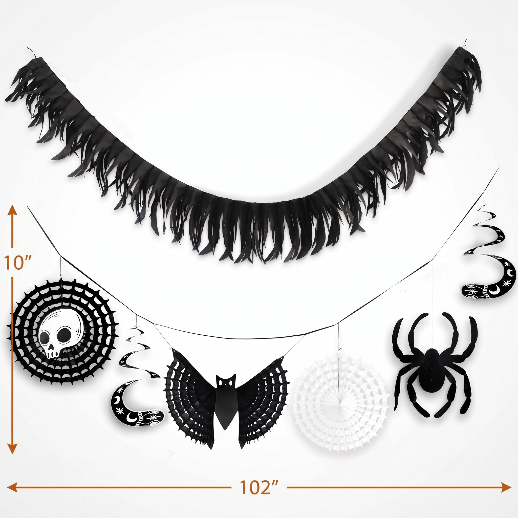 Spellbound Halloween Pennant Banner Set - 2 Piece