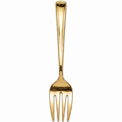 Elegant Gold Plastic Serving Forks - 9.75 In. | 2 Count