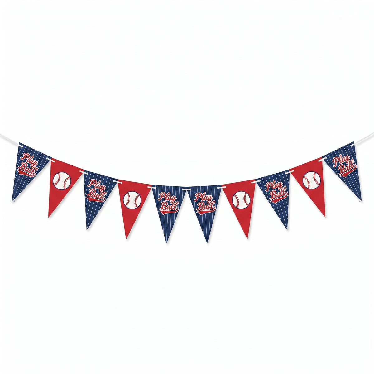 Play Ball Baseball Pennant Banner