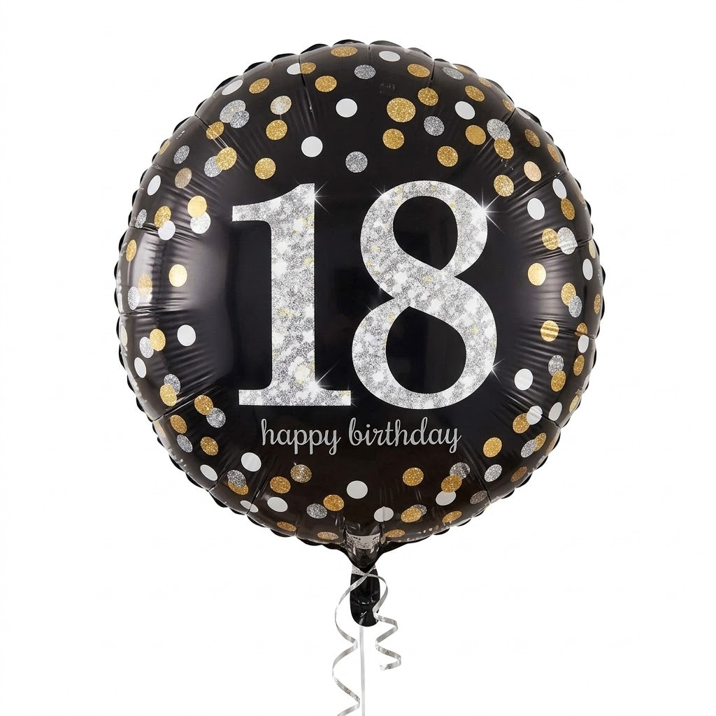 Sparkling 18th Birthday Foil Balloon