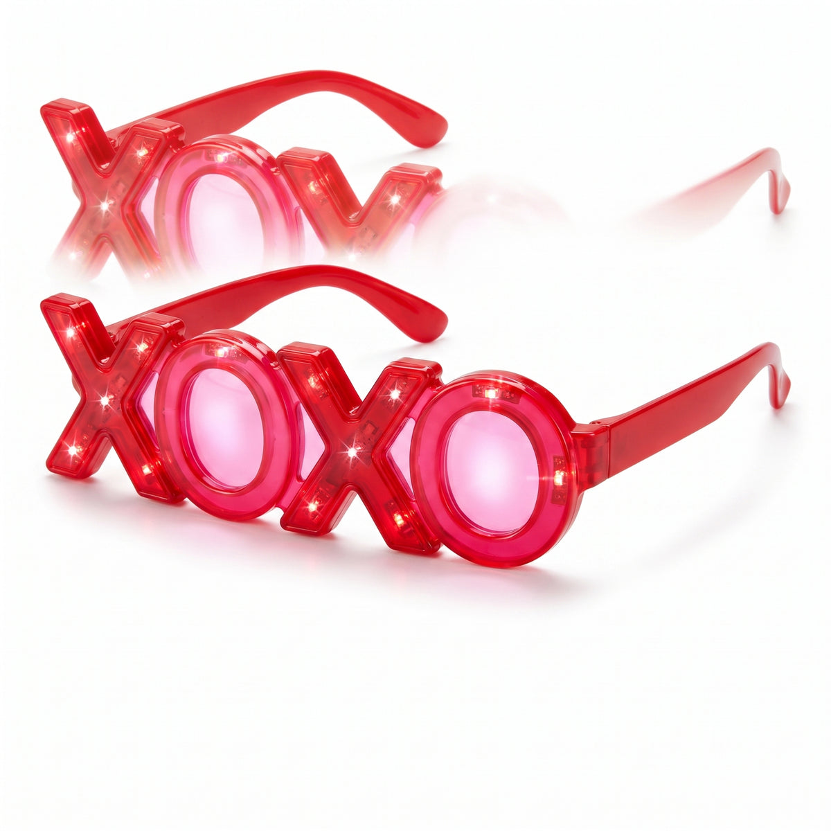 Valentine's Light-Up Heart XOXO Glasses