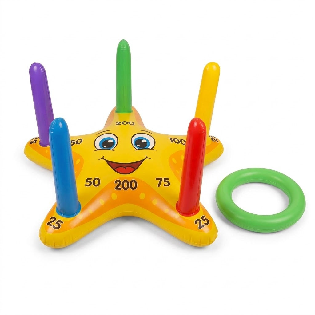 Starfish Inflatable Ring Toss Game for Summer Fun