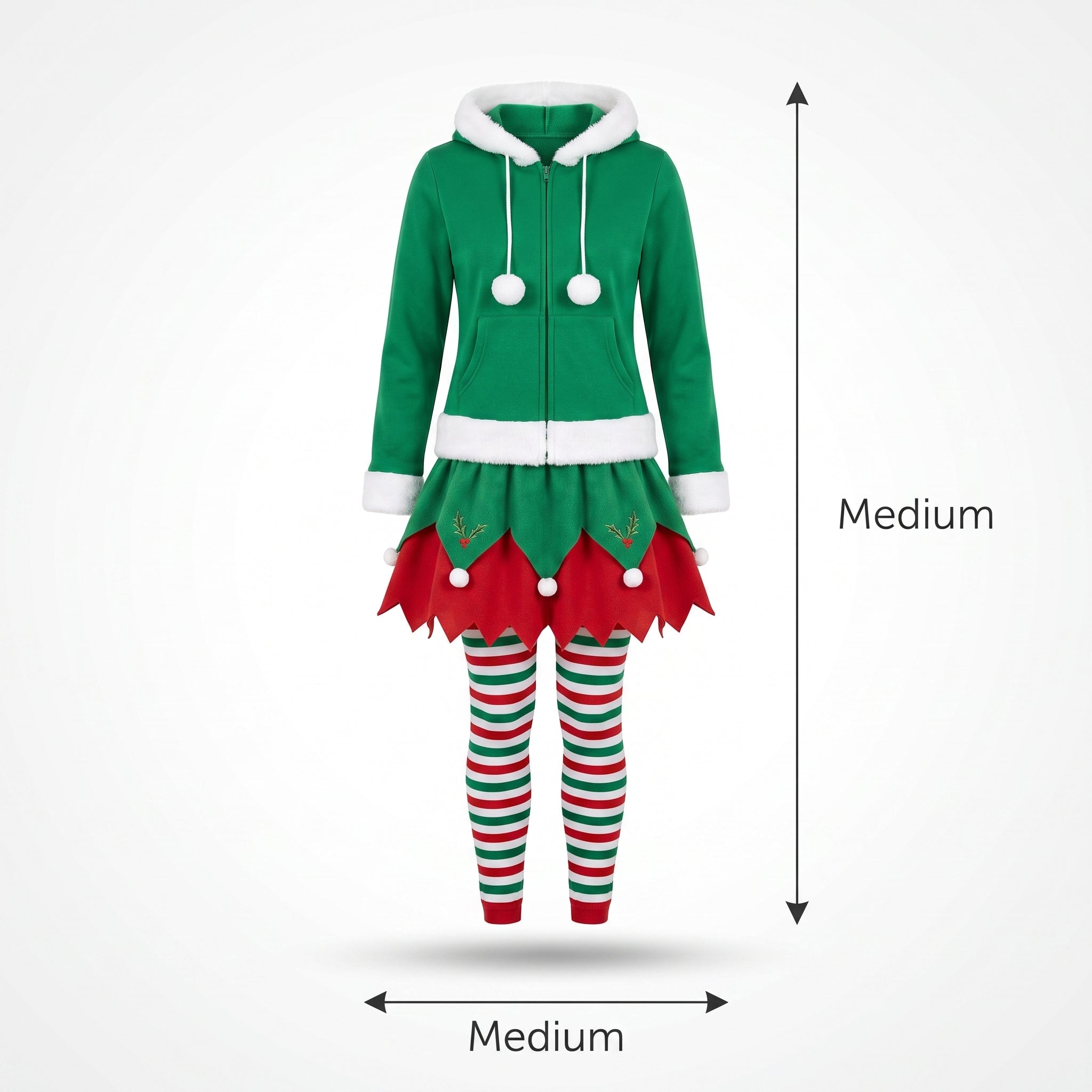 Adult Christmas Sassy Elf Costume