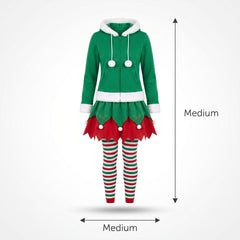 Adult Christmas Sassy Elf Costume
