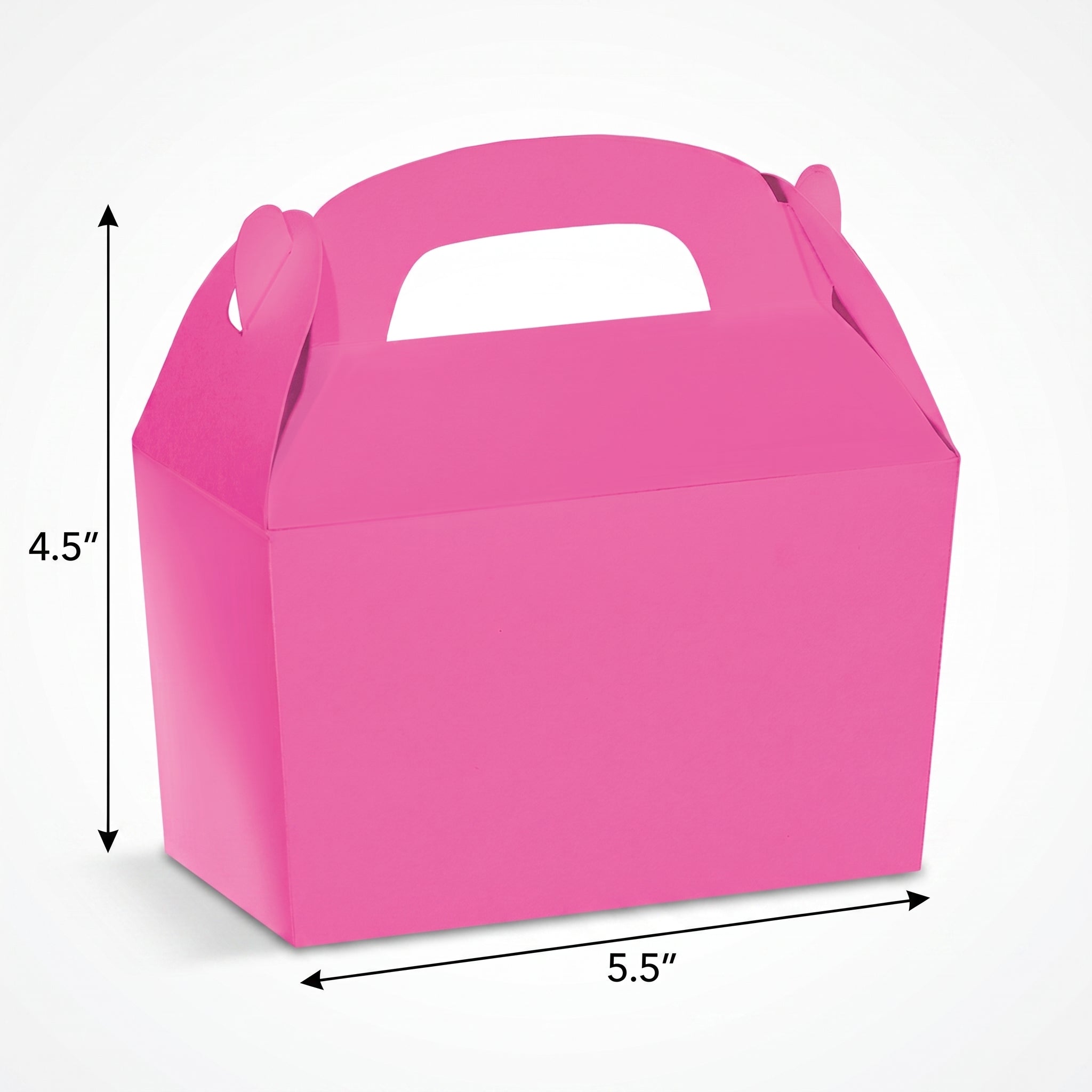Bright Pink Gable Box for Candy Buffet