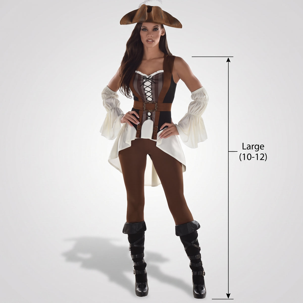 Shipwrecked Pirate Women's Costume