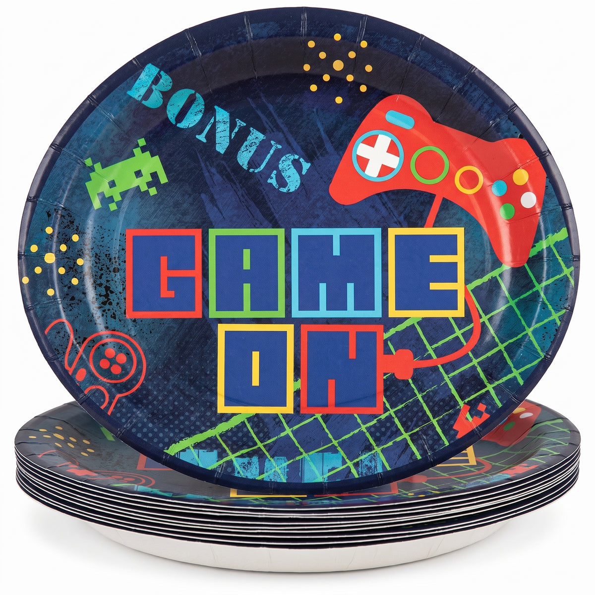 Game On Gamer Birthday Paper Plates | 8.5" (8 Count)