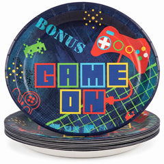 Game On Gamer Birthday Paper Plates | 8.5" (8 Count)