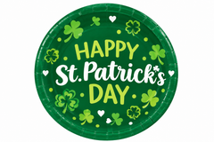 St. Patrick's Day Irish Blessings Paper Plates - 6.75"